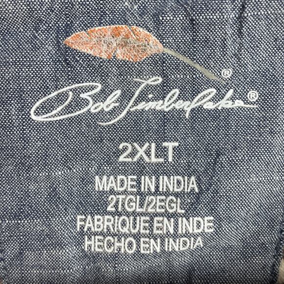 Bob Timberlake Mens Big and Tall Plaid Button up Shirt 2XLT - Picture 5 of 10